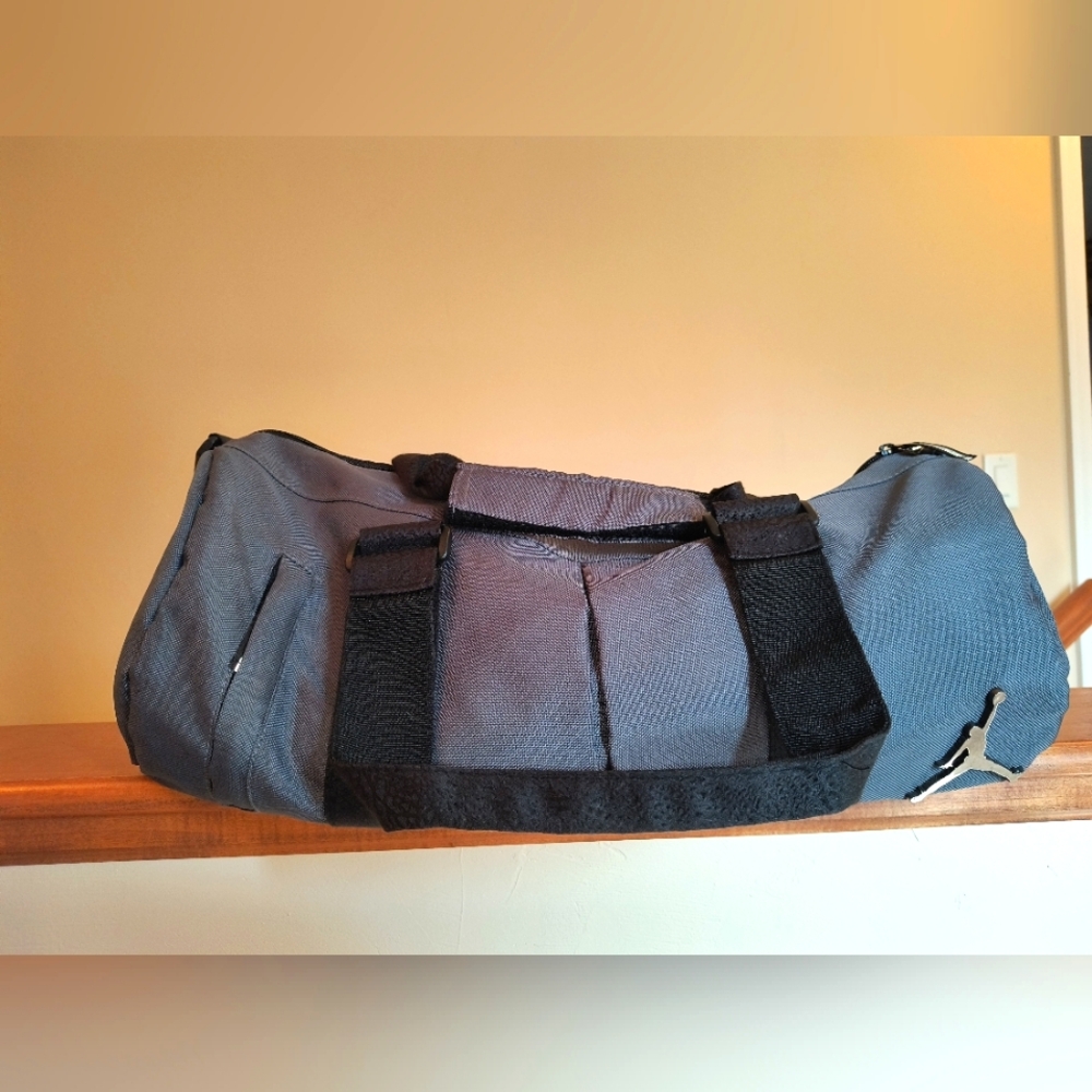 Air Jordan Gray Duffel Bag